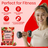 Strawberry Lemonade Optimize Creatine Monohydrate Gummies + B12 Energy Vegan Blend 120 Count